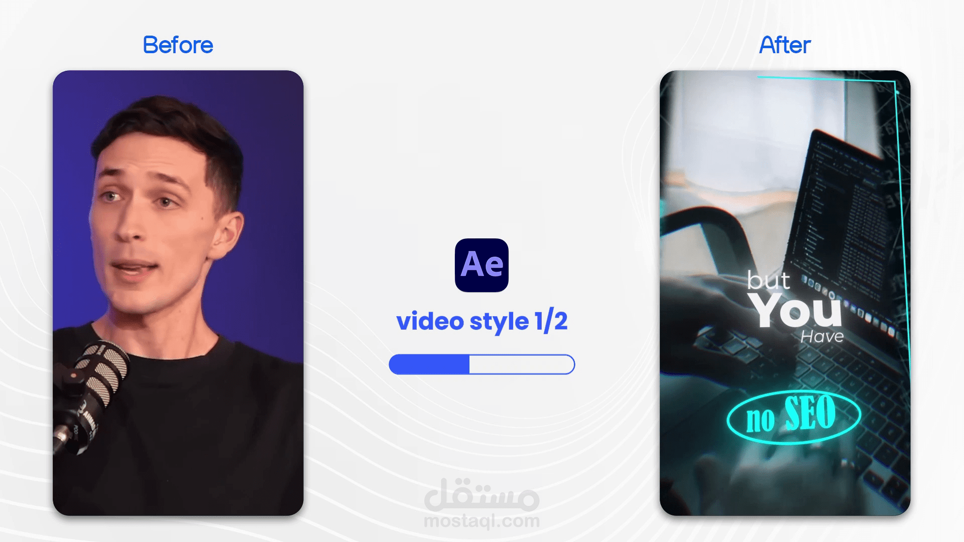 مونتاج فيديو احترافي Clipping & Motion Design لفيديوهات ريلز tiktok , instagram