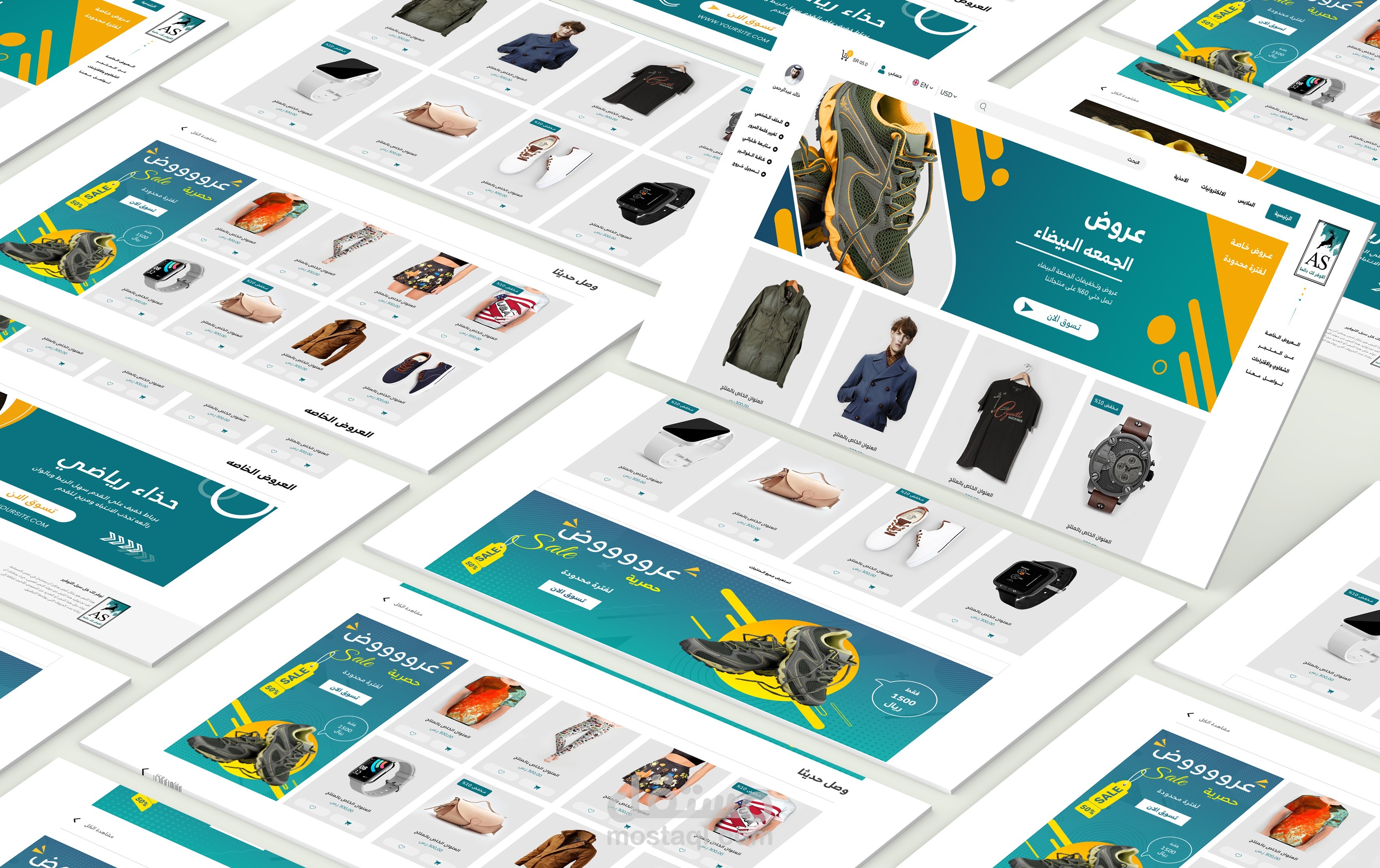 تصميم وبرمجة متجر الكتروني خاص وفقا لمتطلبات العميل