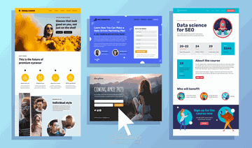 انشاء صفحة هبوط عالية التحويل لمنتج - خدمة Landing Page
