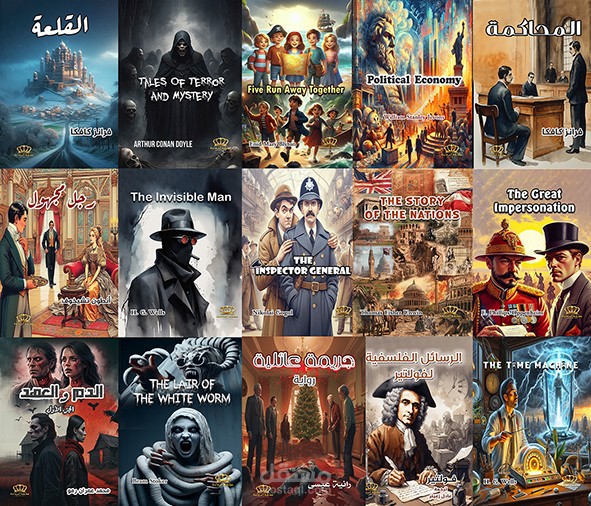 اغلفة كتب لدار نشر كتب و روايات