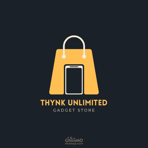 تصميم logo retail محل موبيلات