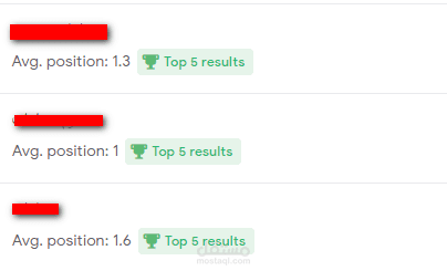 الوصول باستهداف الكلمات إلى Top 5 result