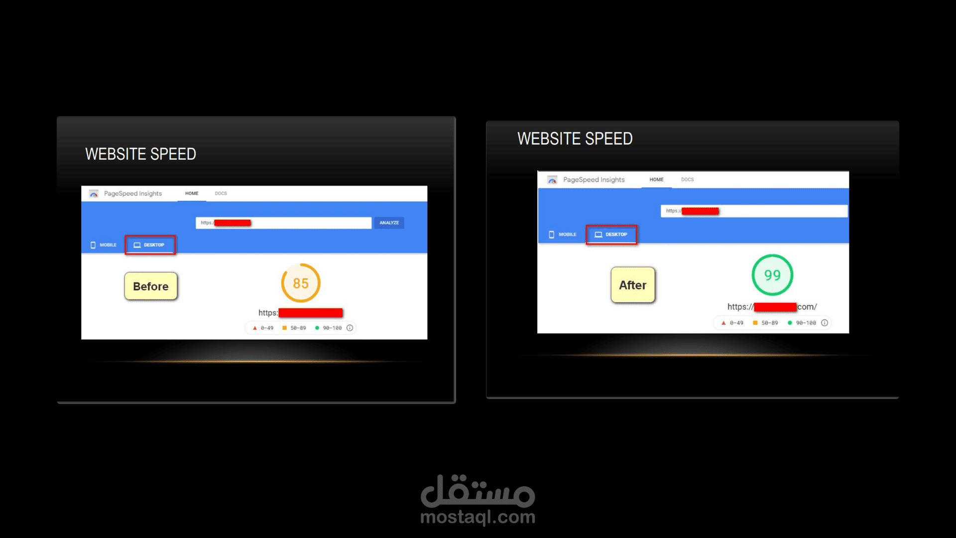 زيادة سرعة الموقع الخاص لتجربة مستخدم أفضل وتحسين ظهور الموقع في نتائج بحث جوجل