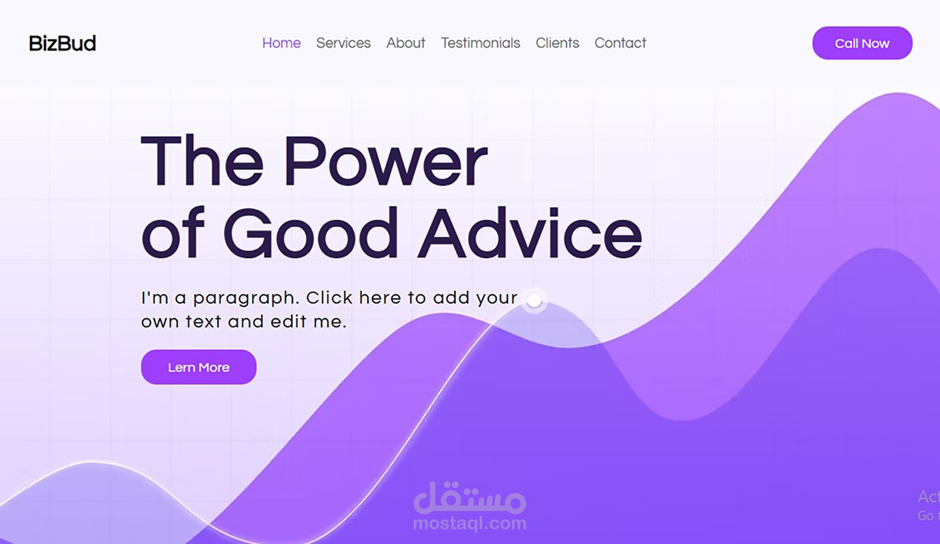 تصميم وبرمجه صفحه هبوط Landing Page بتصميم مميز وجذاب