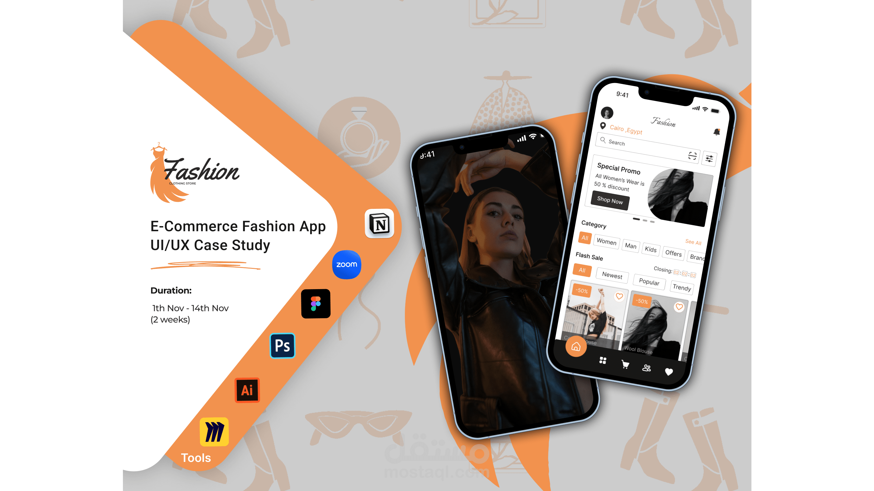 UI/UX Case Study-Fashion App