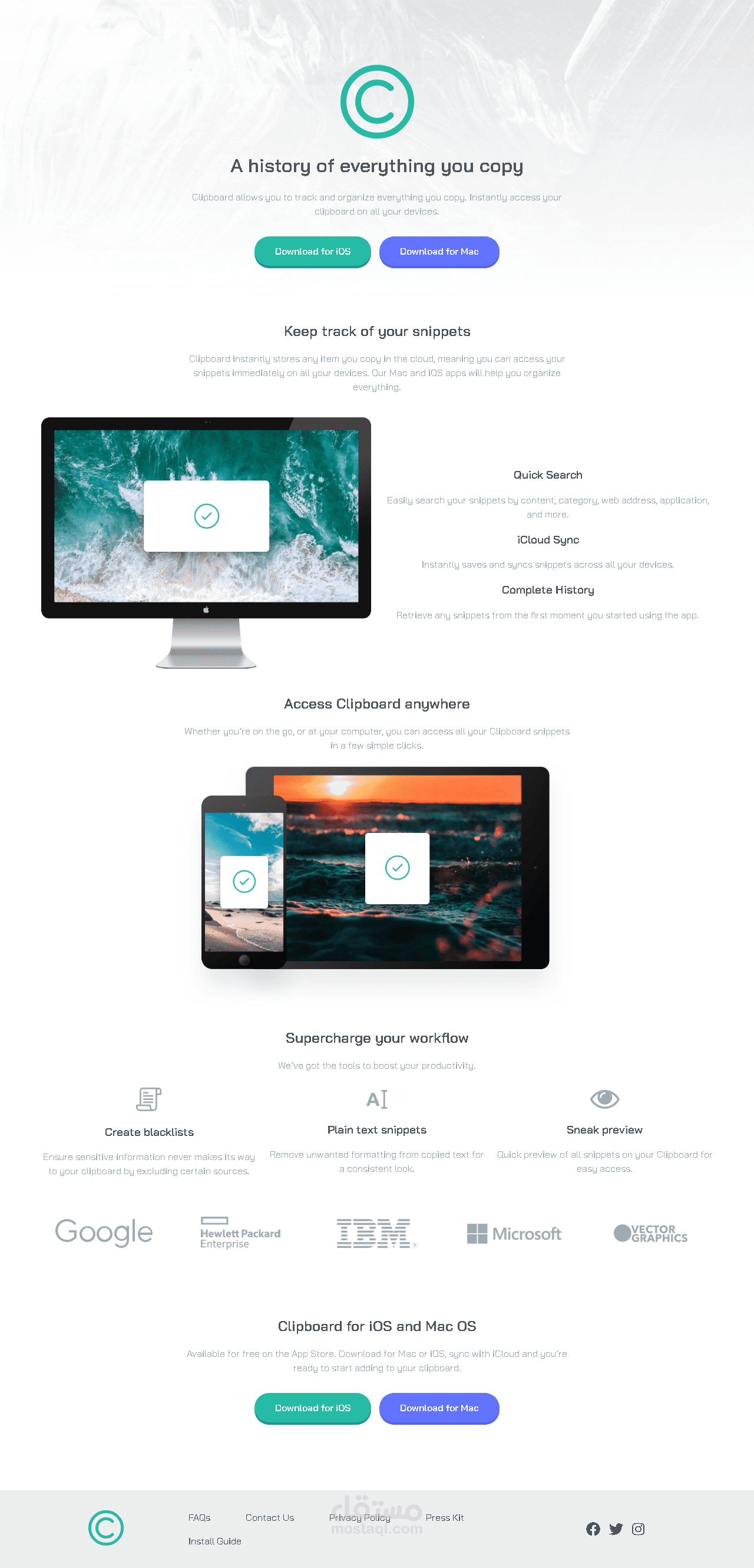 Clipboard-landing-page