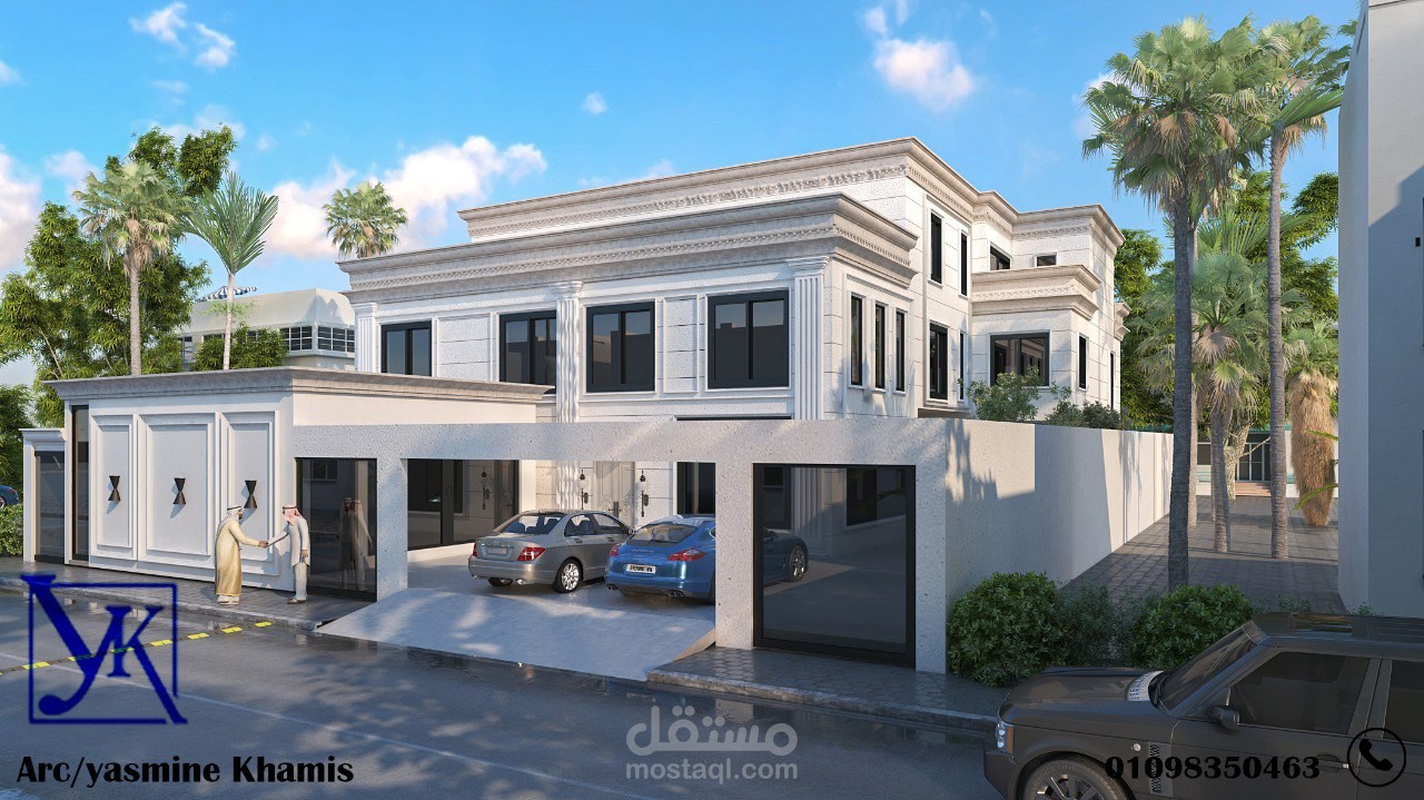 تصميم واجهه خارجيه