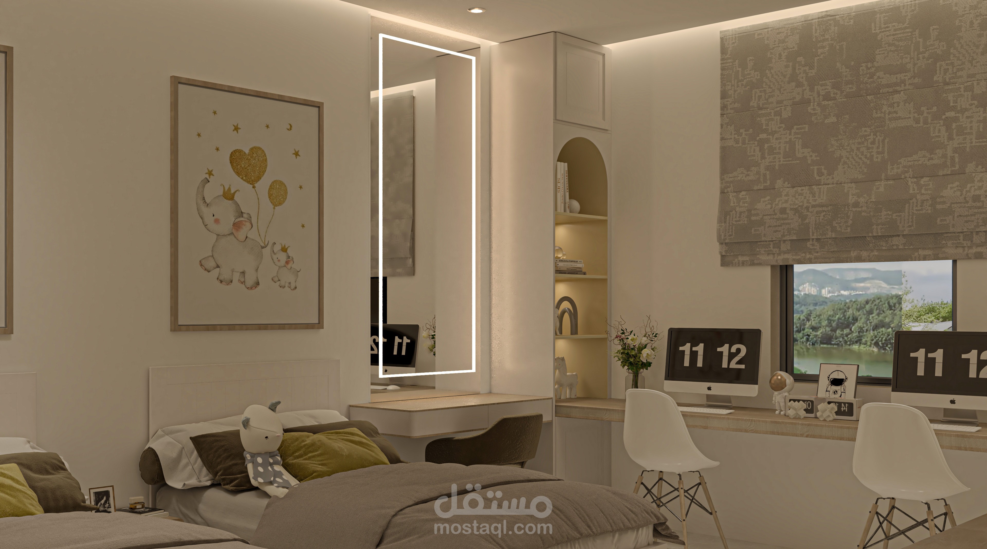 تصميم غرفة نوم اطفال