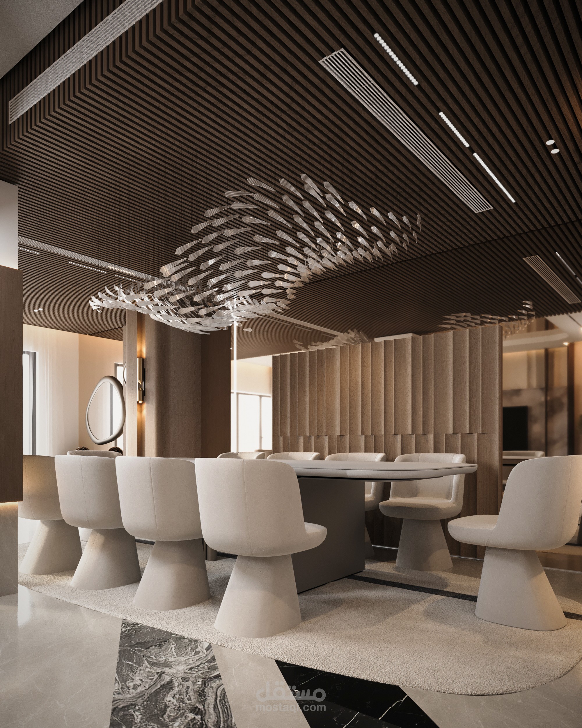 RECEPTION IN SHEIKH ZAYED UPVILLE COMPOUND