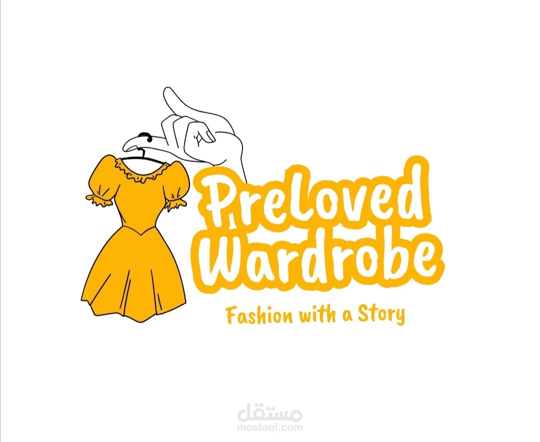 Stylish clothing logo