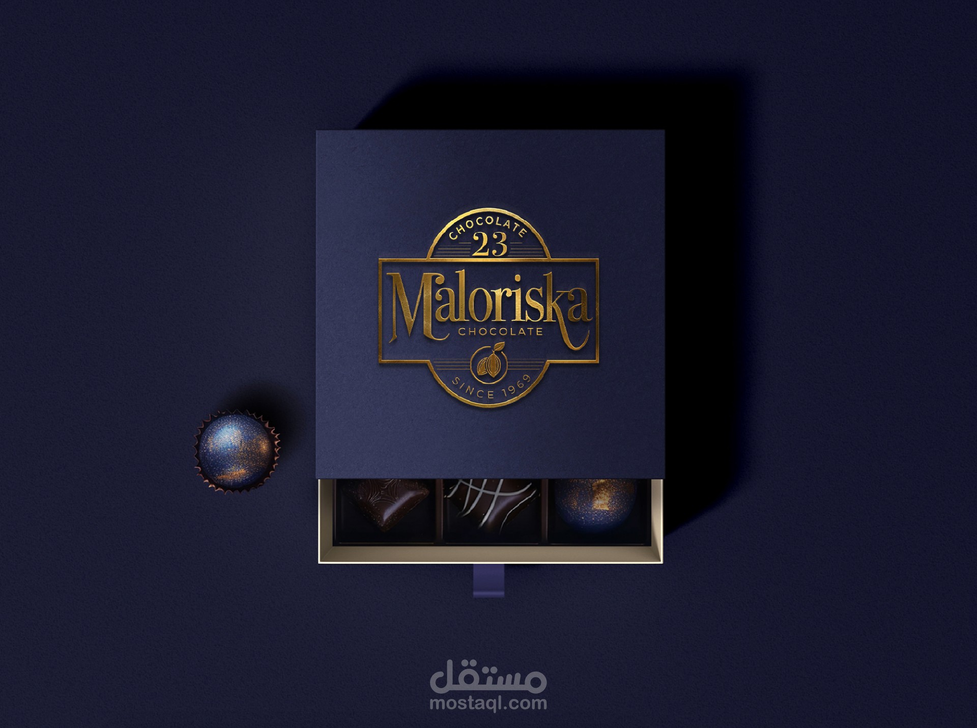 Maloriska Chocolate دبي - الجميرا (( هوية بصرية))  Branding