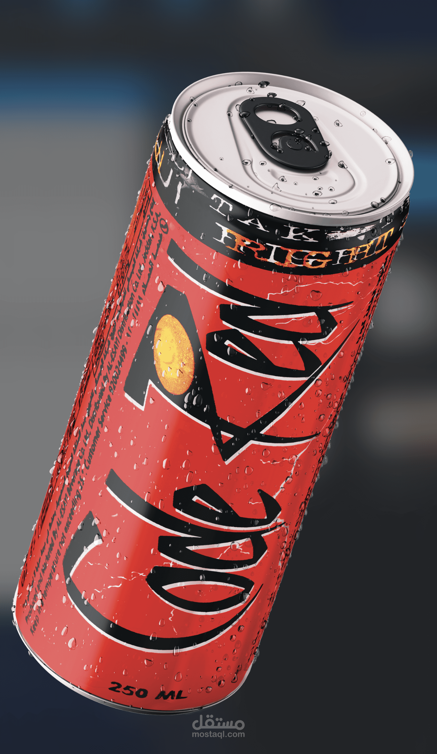 تصميم  ملصق سيارة Code Red + بعض الملصقات و ال3D  للعبوة