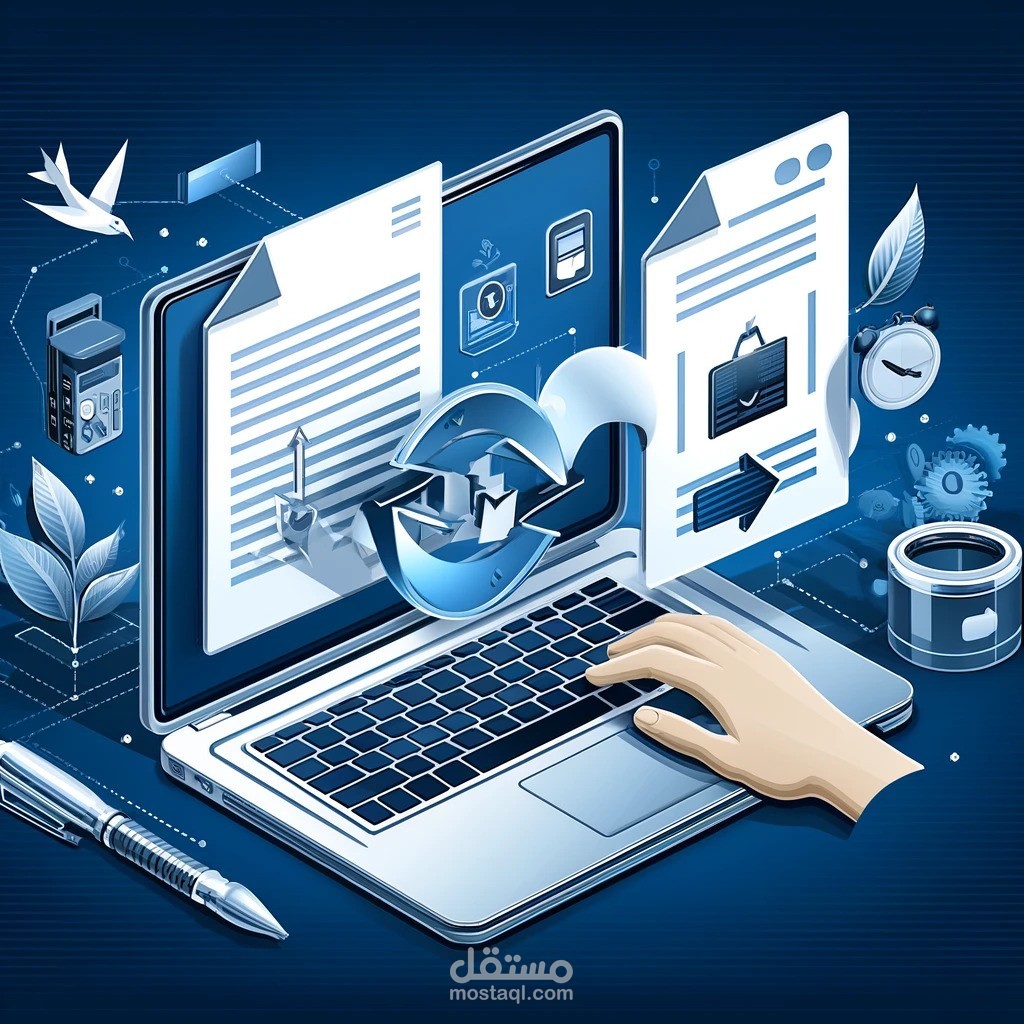 إدخال بيانات من ملفات وورد إلى موقع إلكتروني