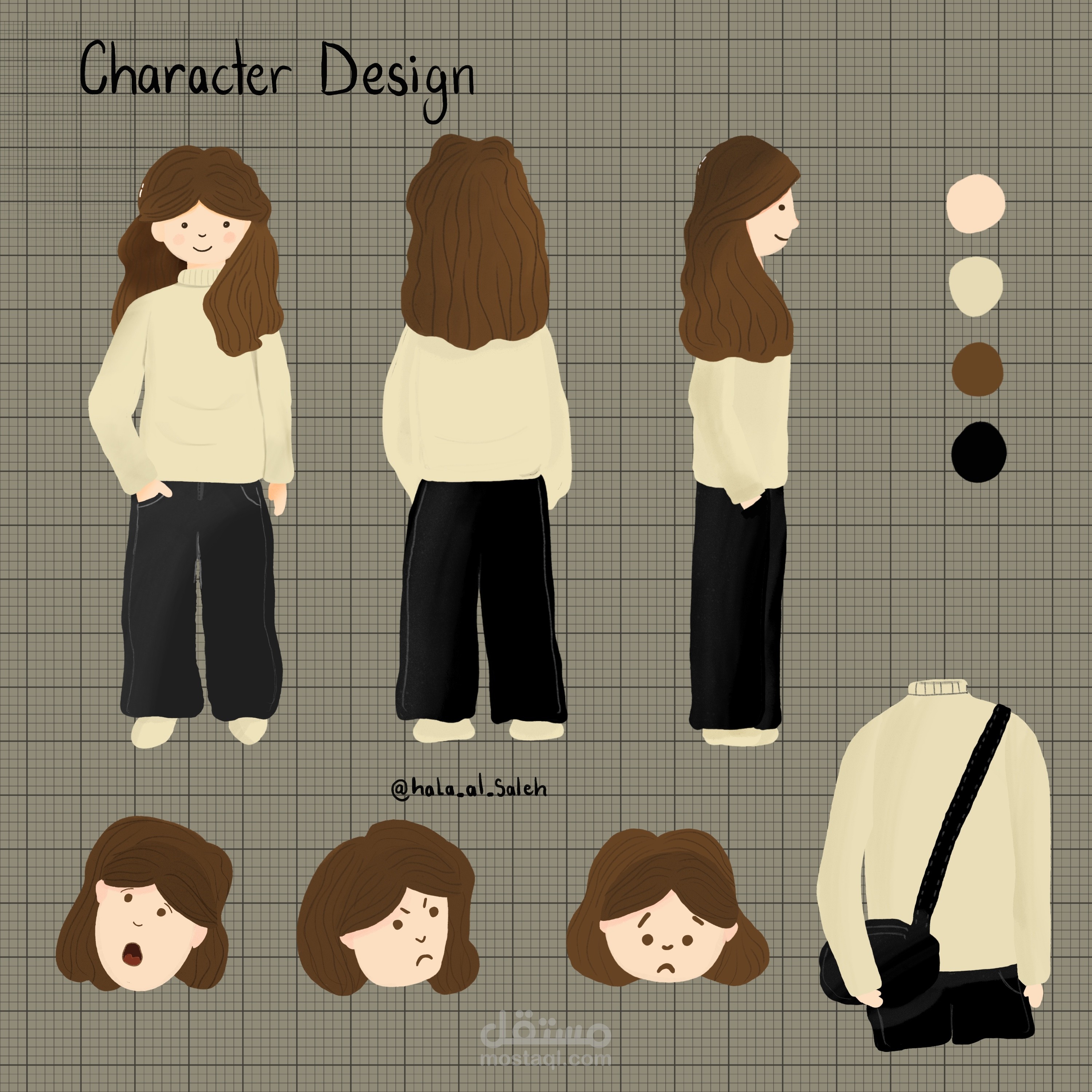 تصميم شخصيات كرتونية لقصص الأطفال Character design