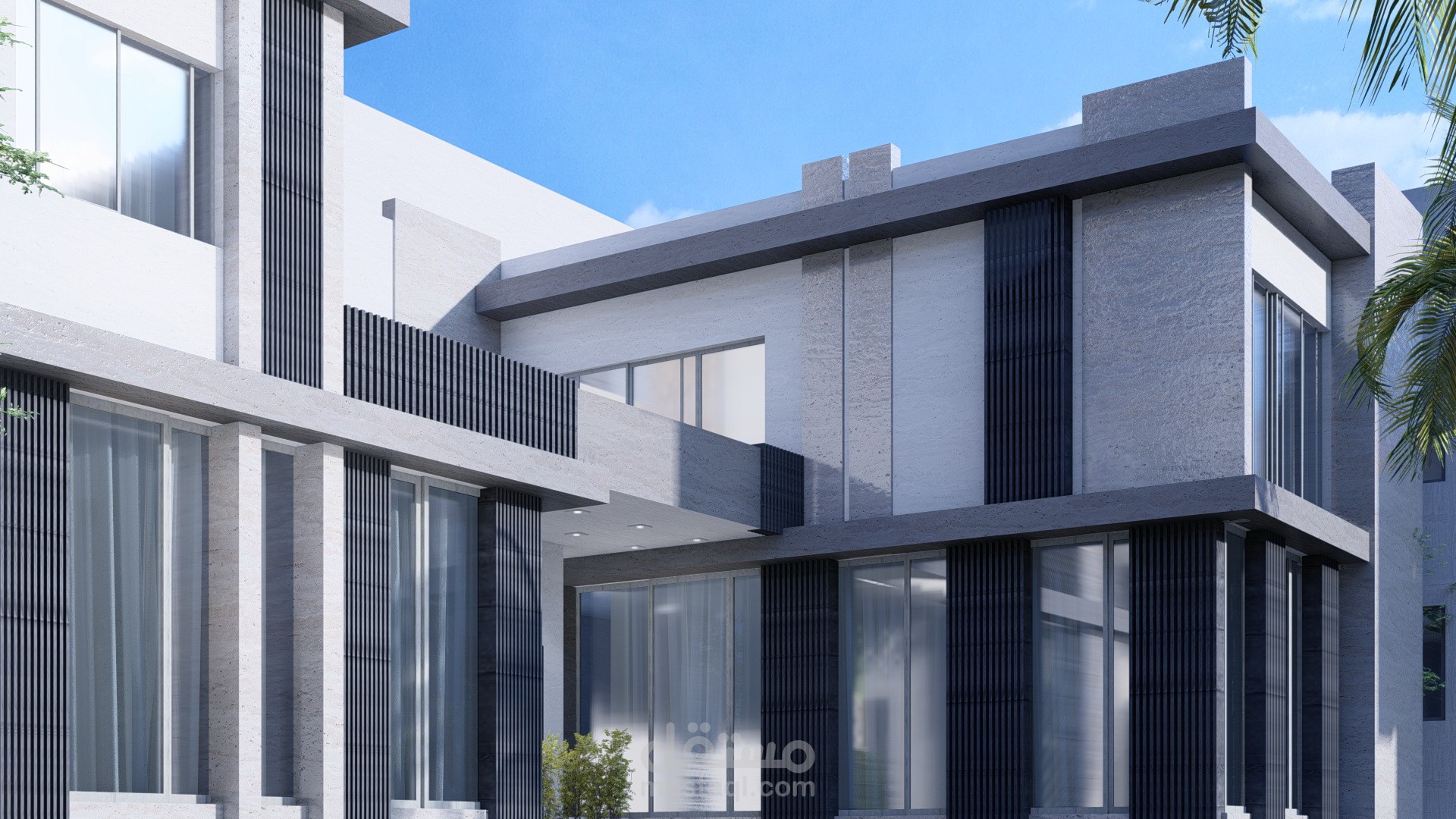 فيديو تصميم فيلا خارجي