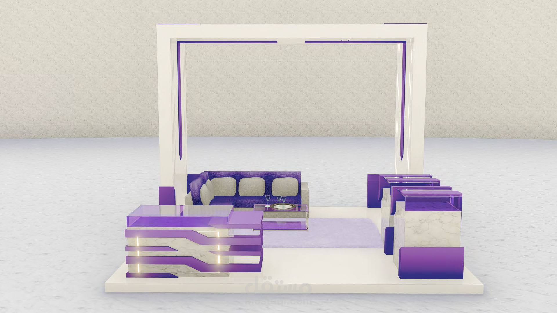 تصميم ثري دي كشك بوث