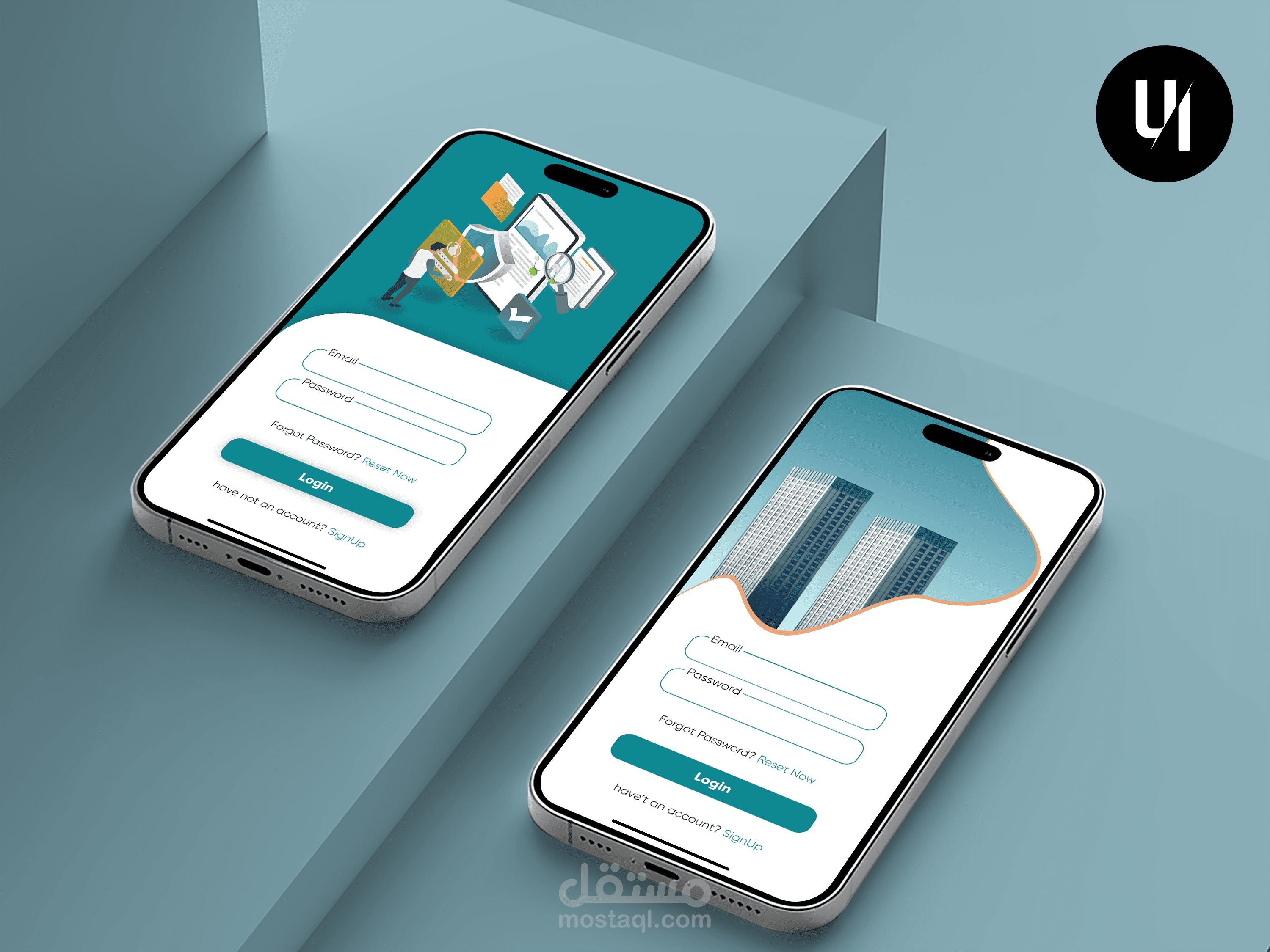 login screen UI Design