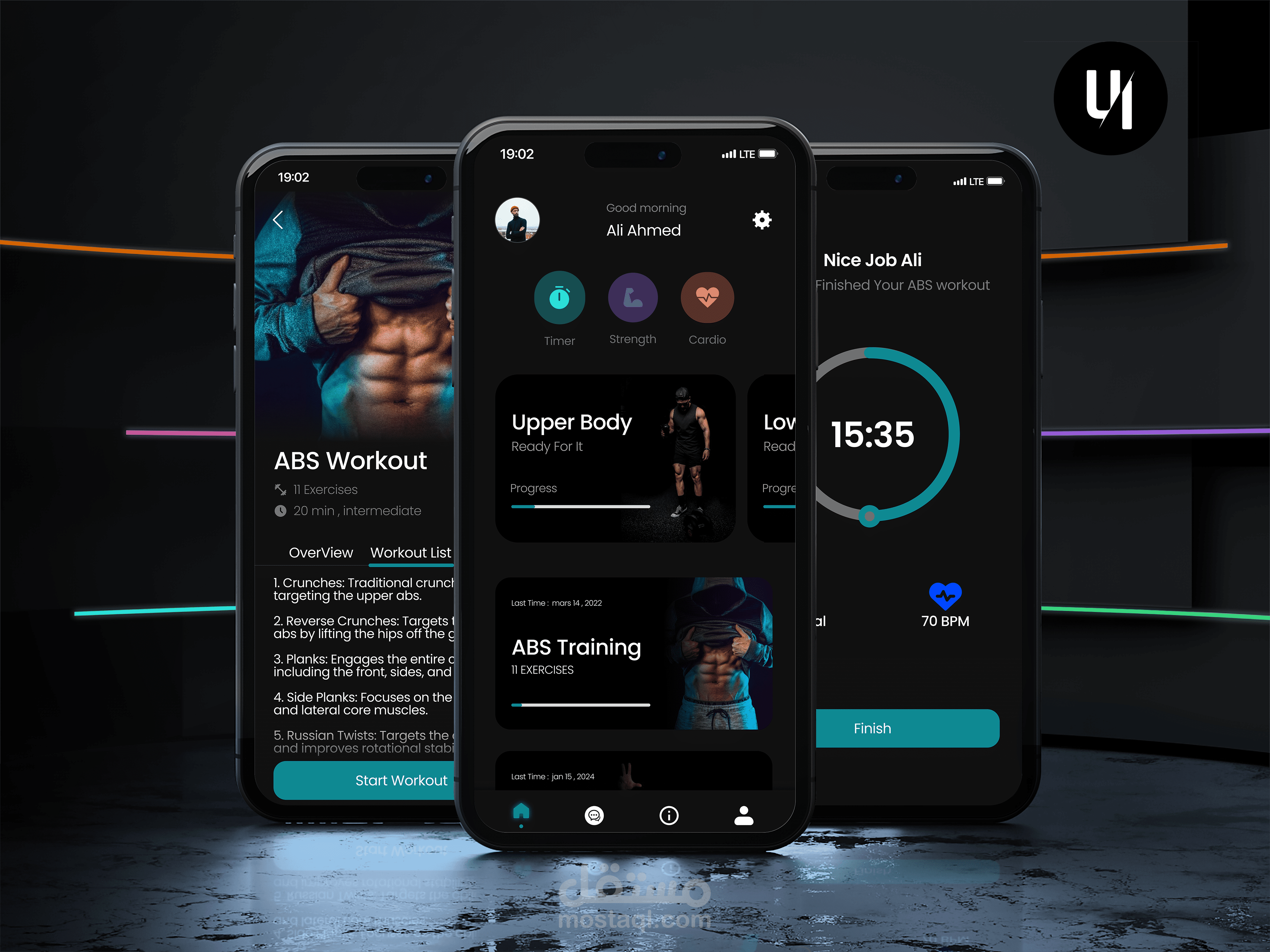 Fitness App UI/UX Design