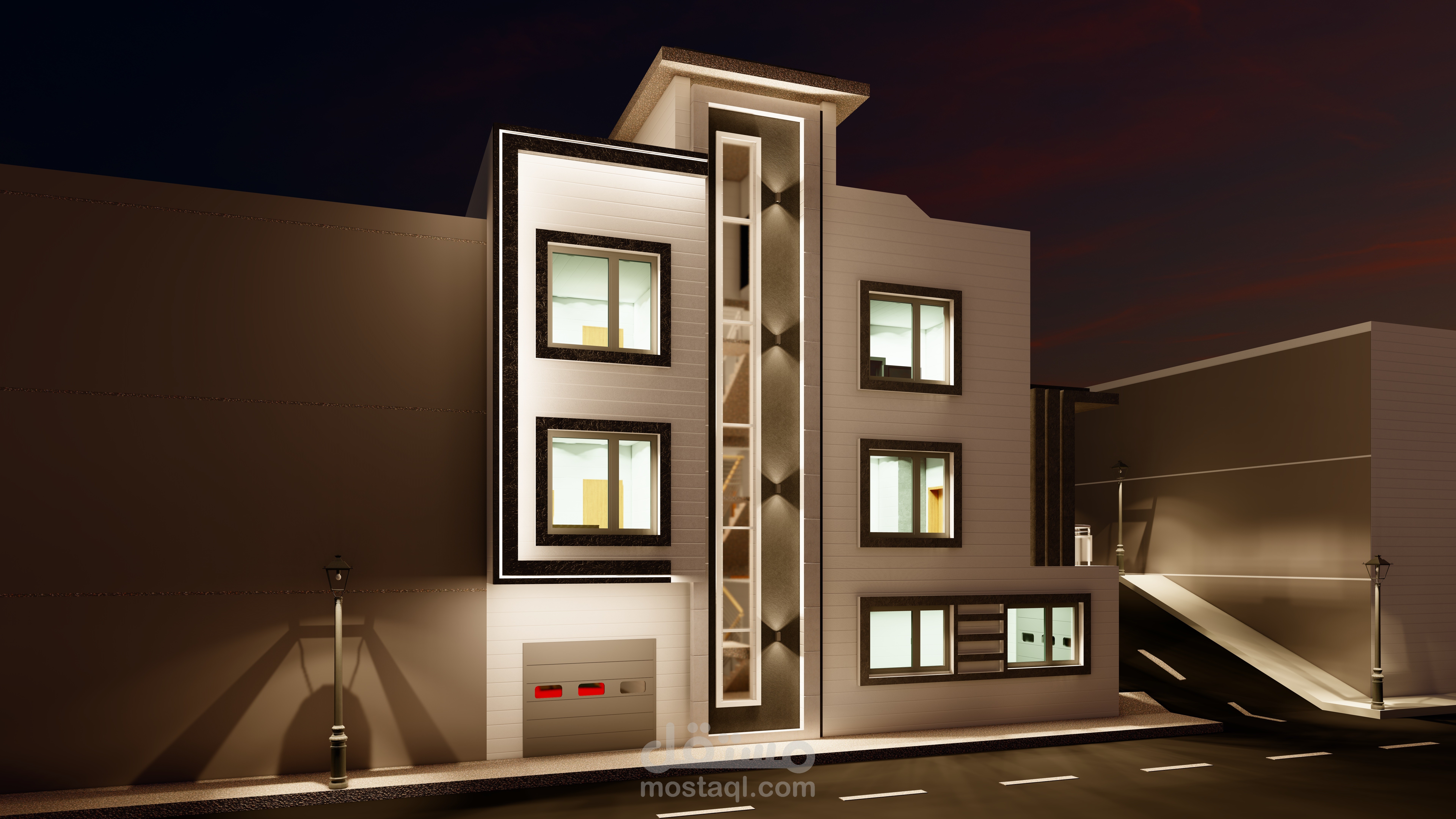 فيلا طا + 1 مودرن بواجهتين