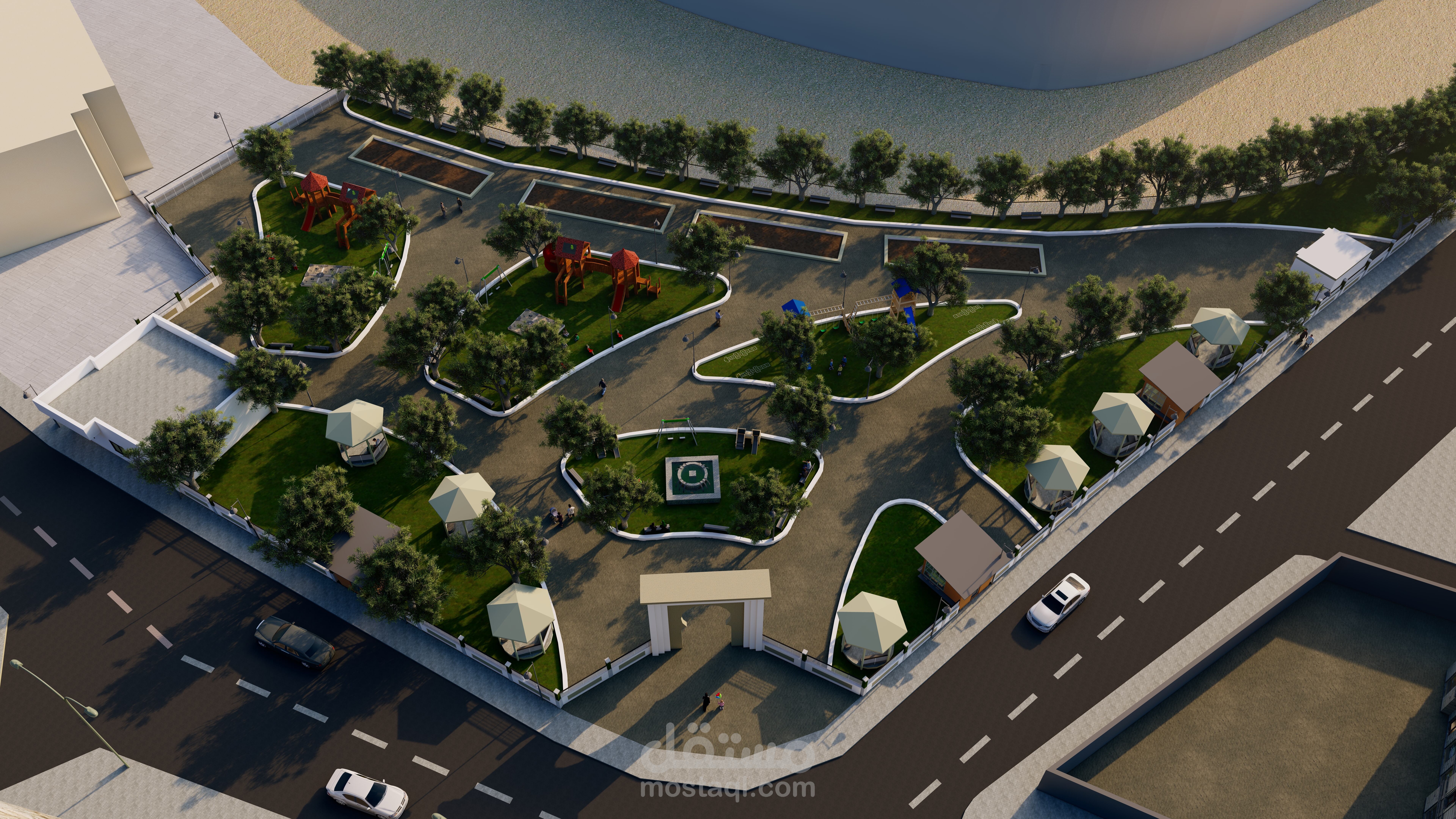 تصميم حديقة عمومية