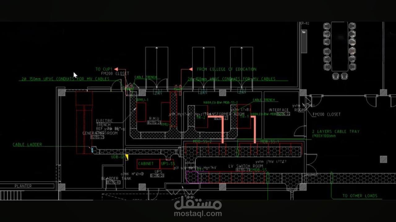 تصميم اعمال MEP لمبني مستشفي