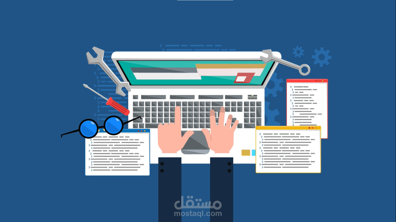 موشن جرافيك لموقع ويب