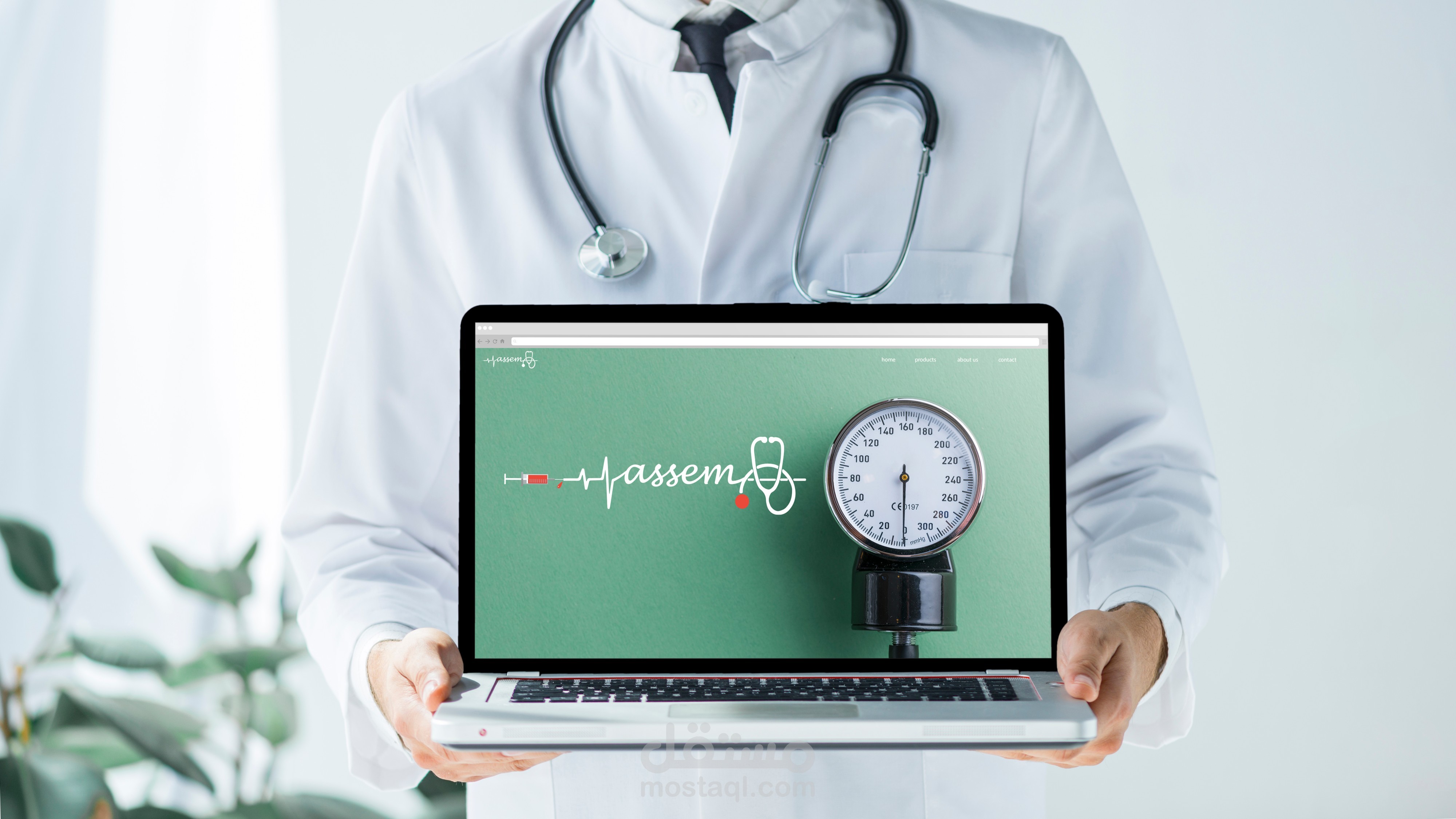 تصميم شعار " لوقو " شخصي لدكتور صيدلة