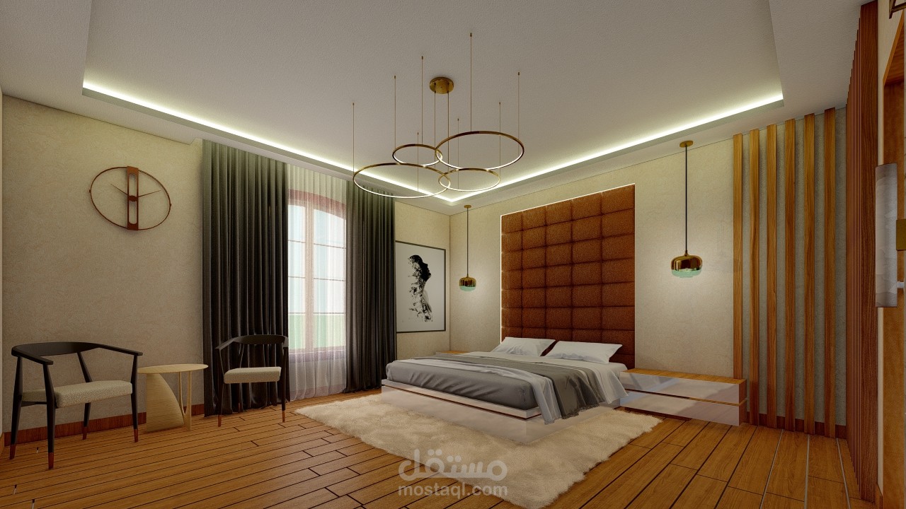 تصميم داخلي لمنزل كامل مرفق فيديو