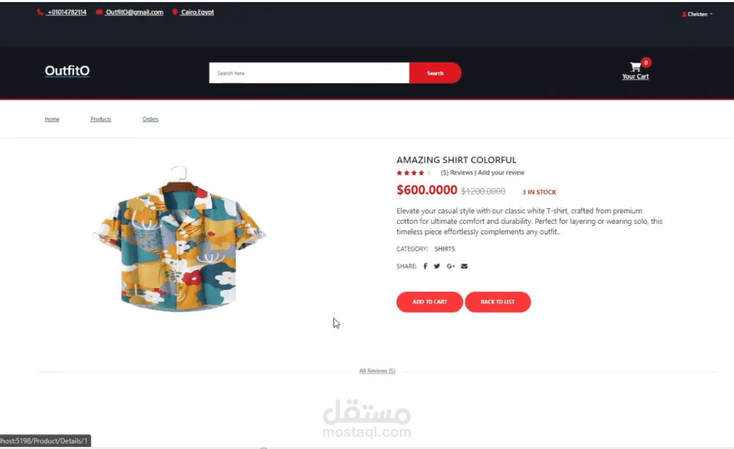 MVC Ecommercce