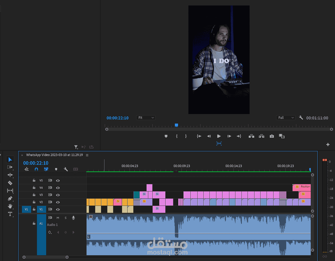 مونتاج لفيديو reels