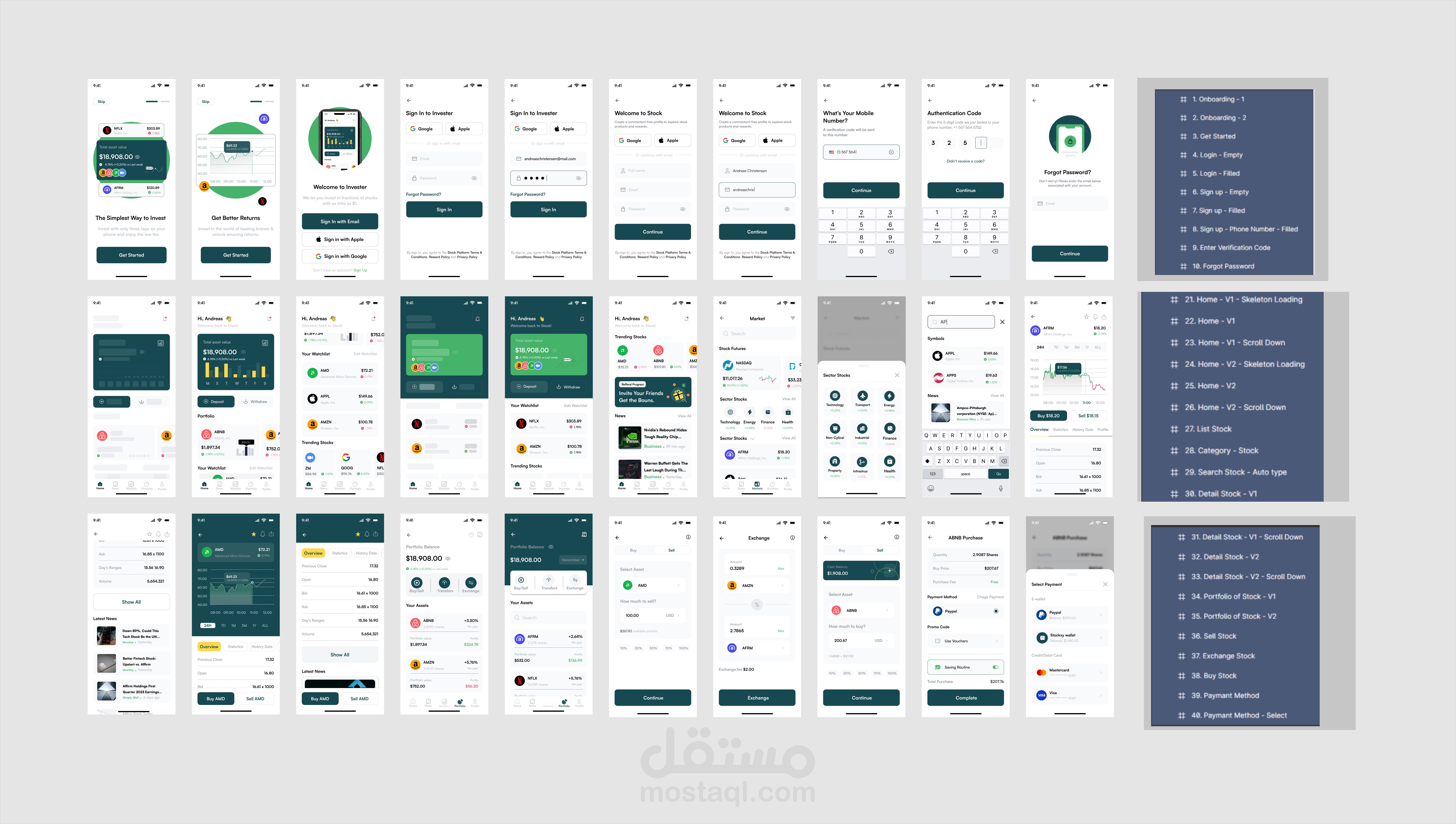 Financial App UXUI