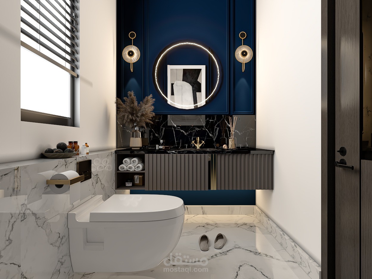 luxury bathroom in KSA