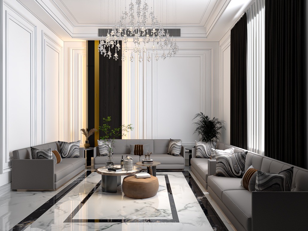 mens majlis in newclassic style