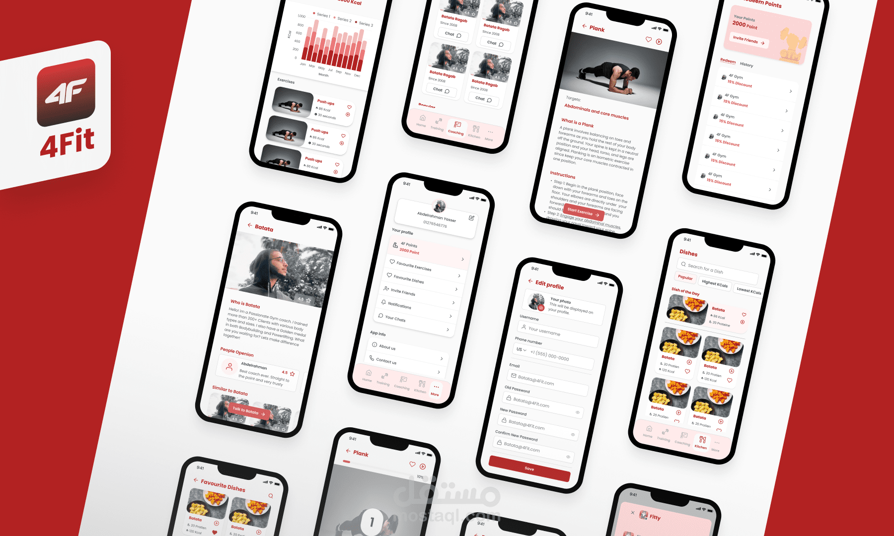 4Fit - UIUX Project