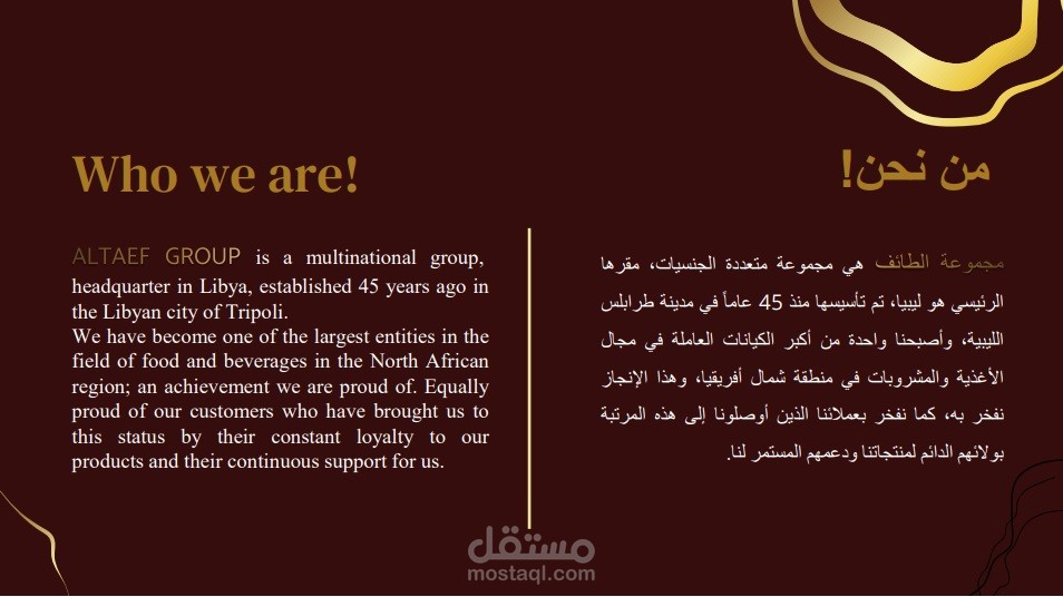 بروفايل الشركة