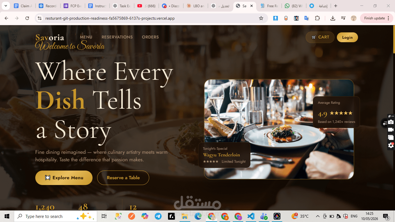 Resturant Application