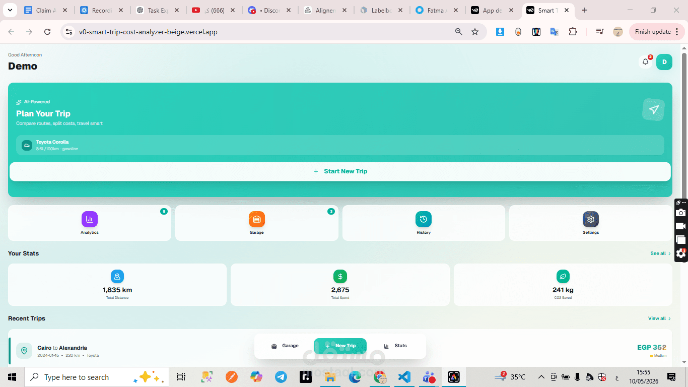 Smart Trip Cost Analyzer