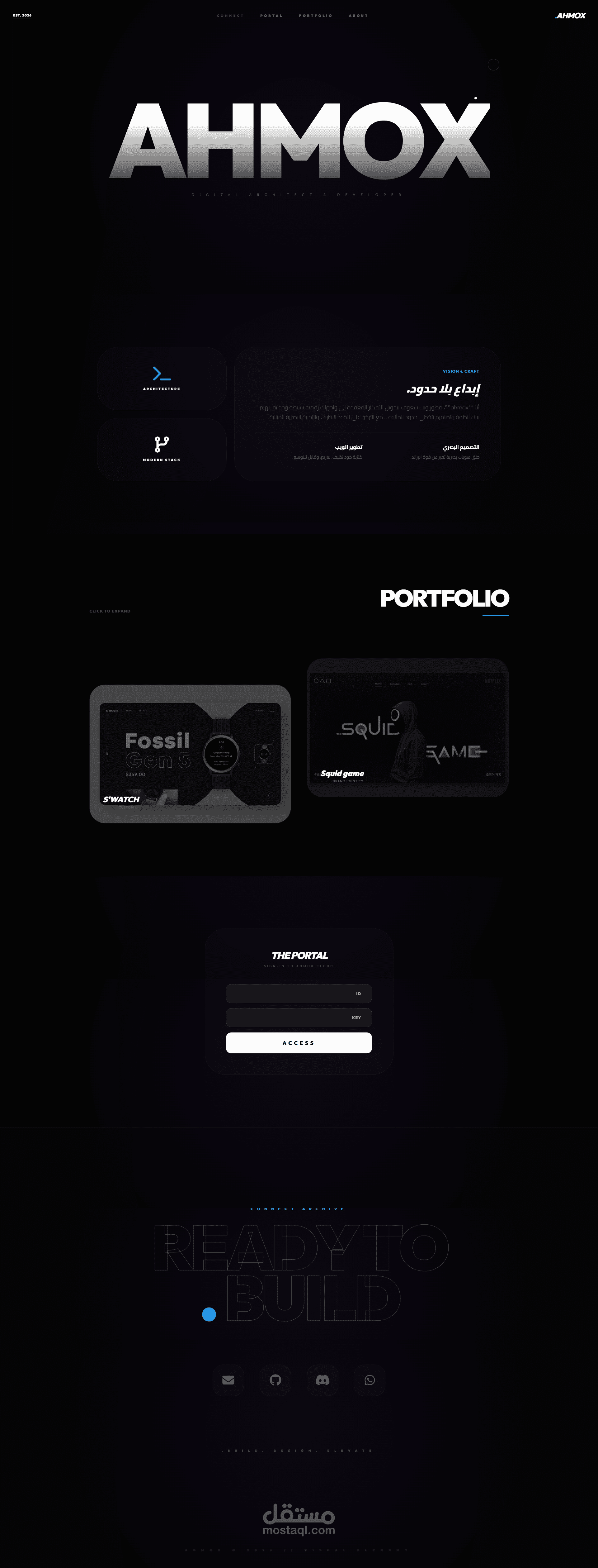 مشروع لموقع باسم: Ahmox-Visual-Alchemy