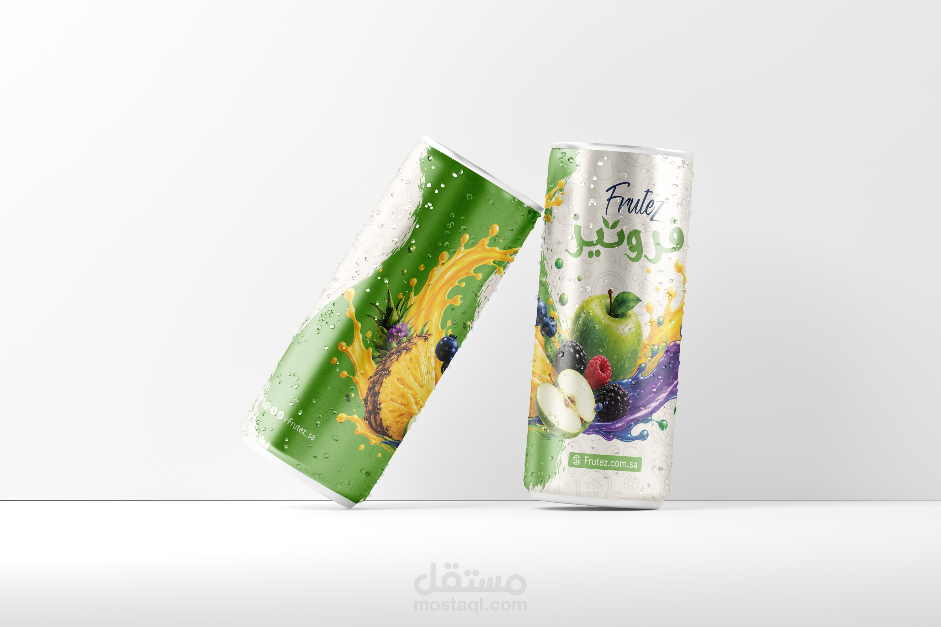 تصميم عبوات عصائر ومشروبات - Fruitez