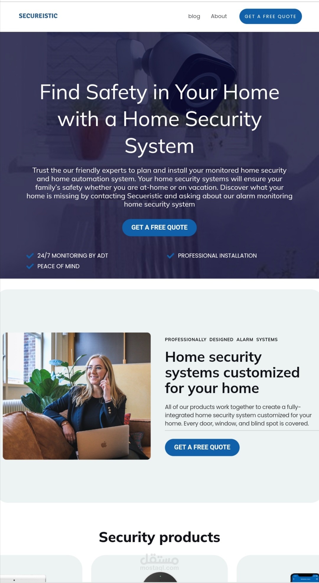 security systems website