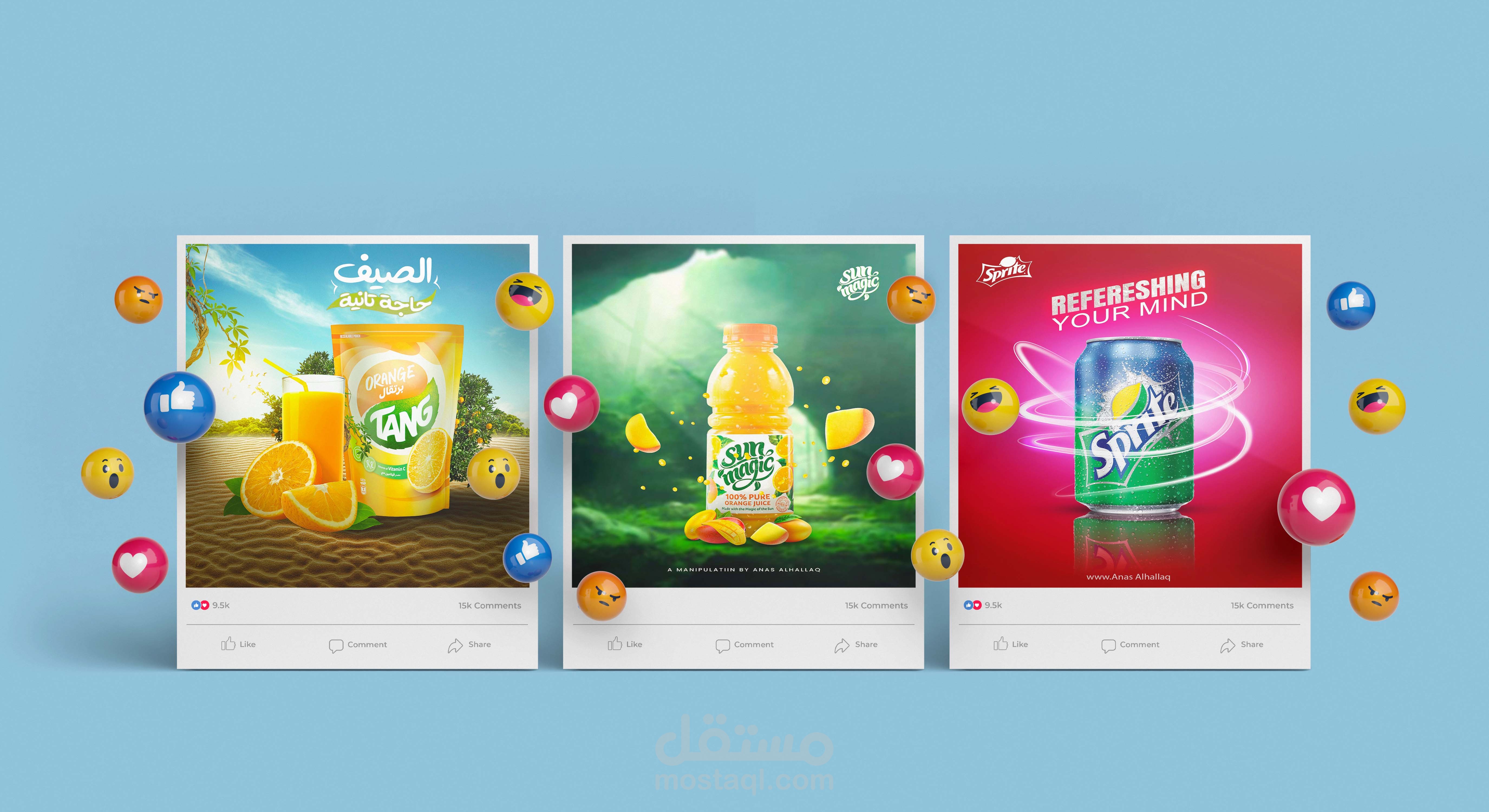 تصاميم سوشيال ميديا لمنتجات بكل احترافية