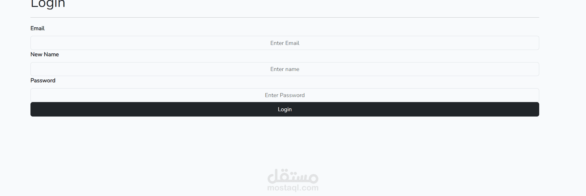 مشروع لارفل و فيو