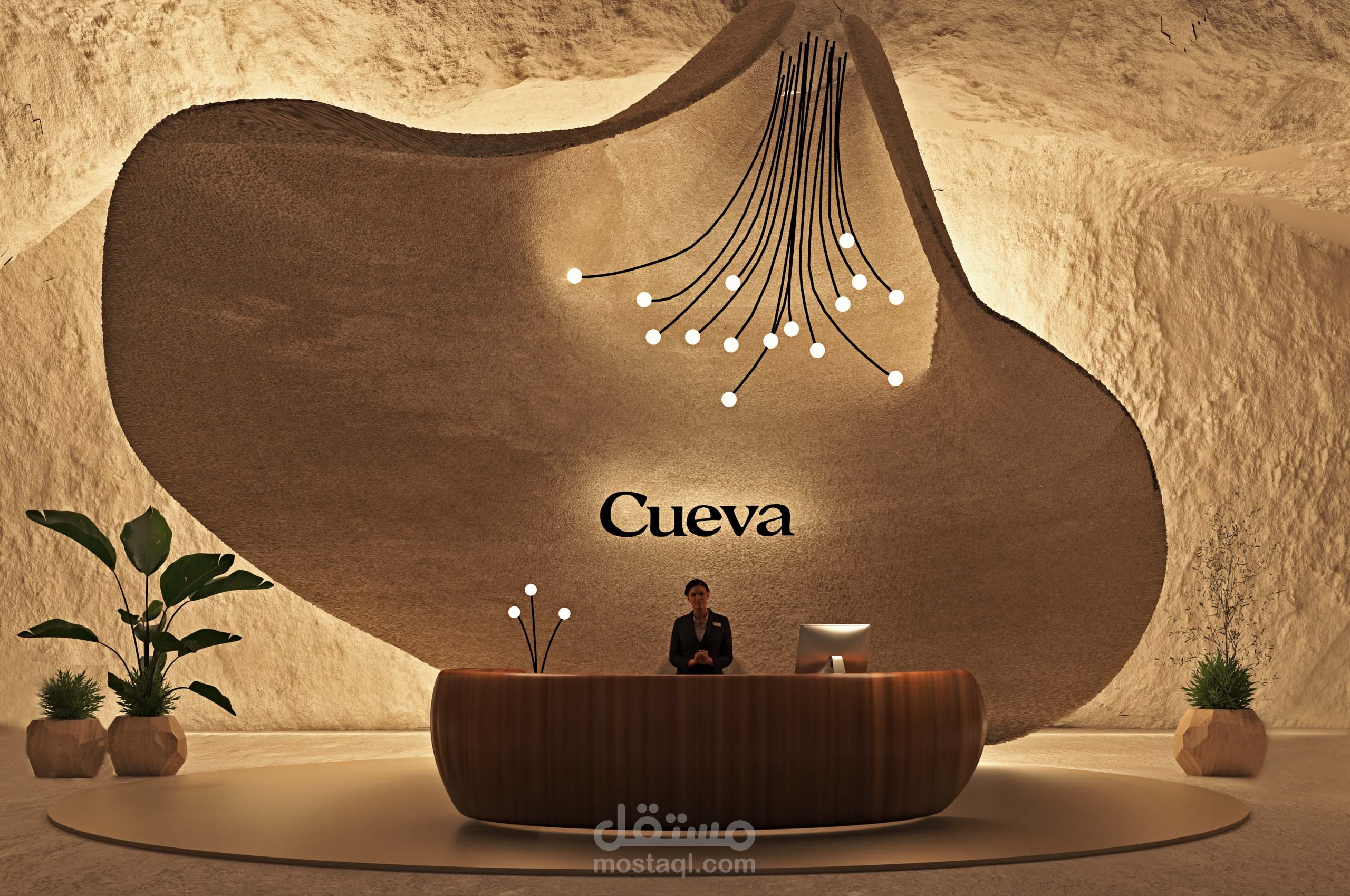 فندق ب استايل كهفى