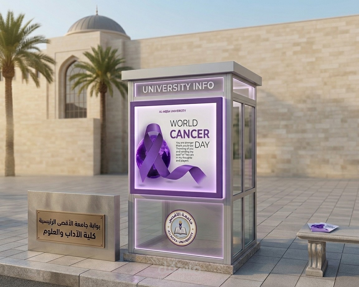 تصميم بوستر توعوي بمناسبة اليوم العالمي لمكافحة السرطان