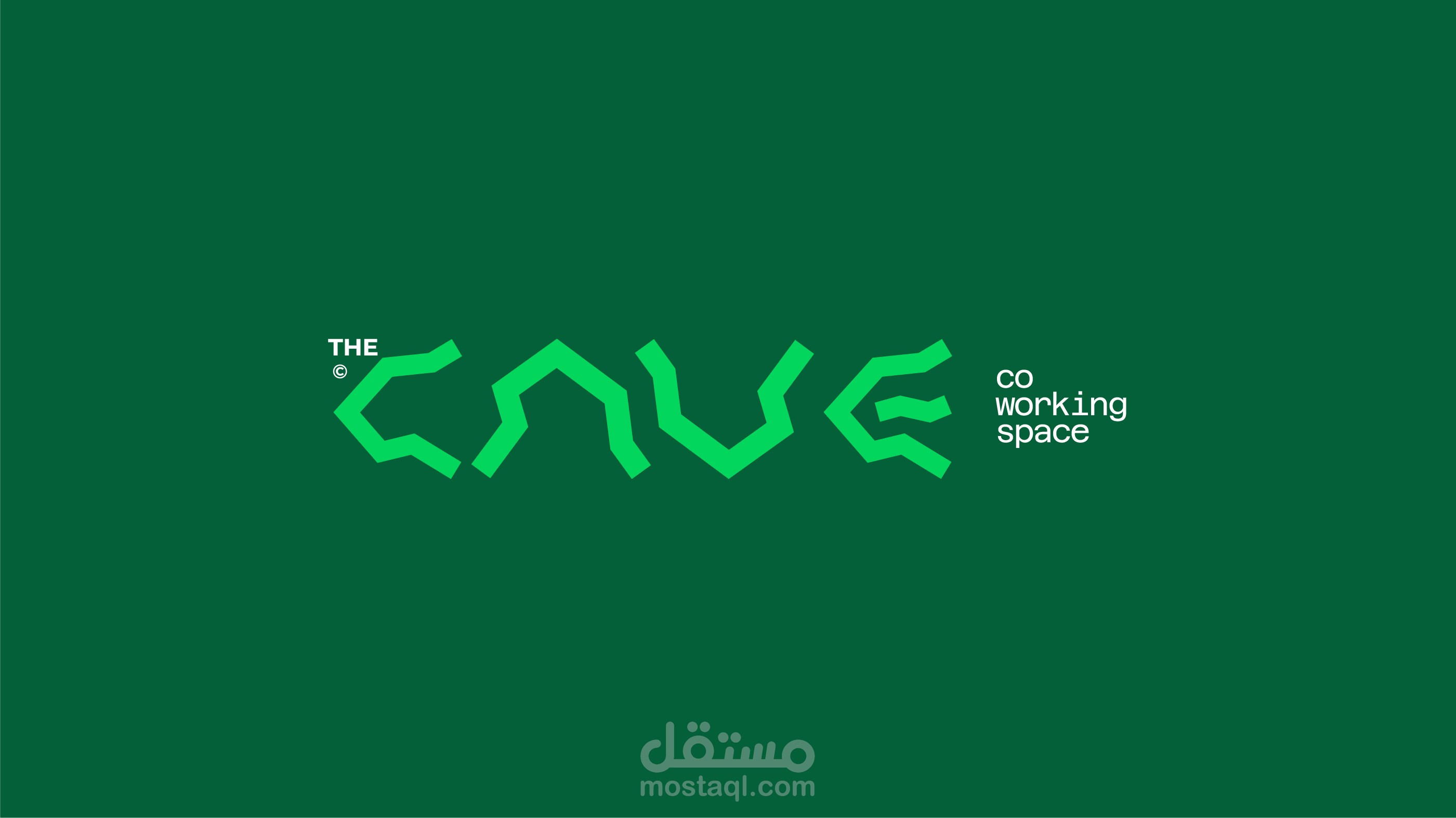 هوية بصرية لمساحة عمل جماعى The cave