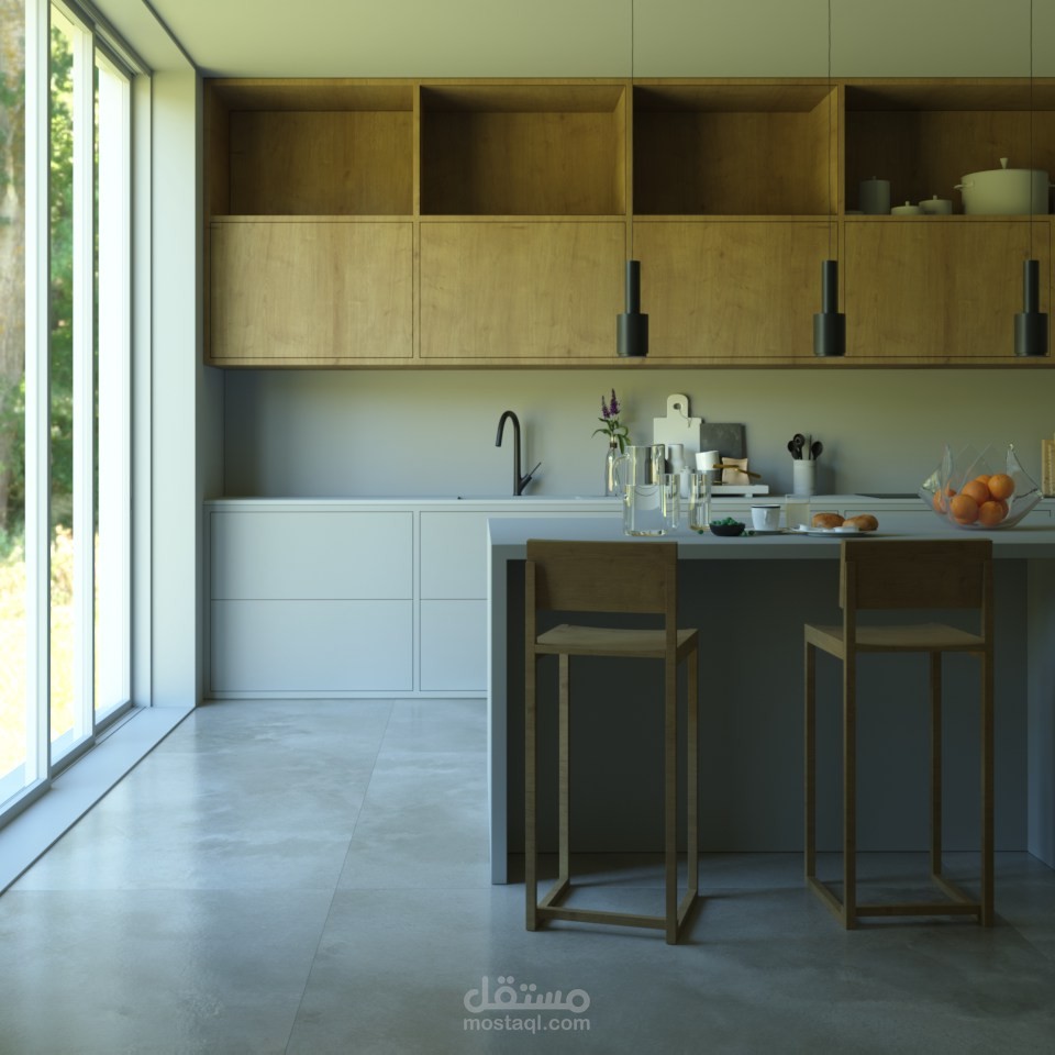 تصميم داخلي لمطبخ
