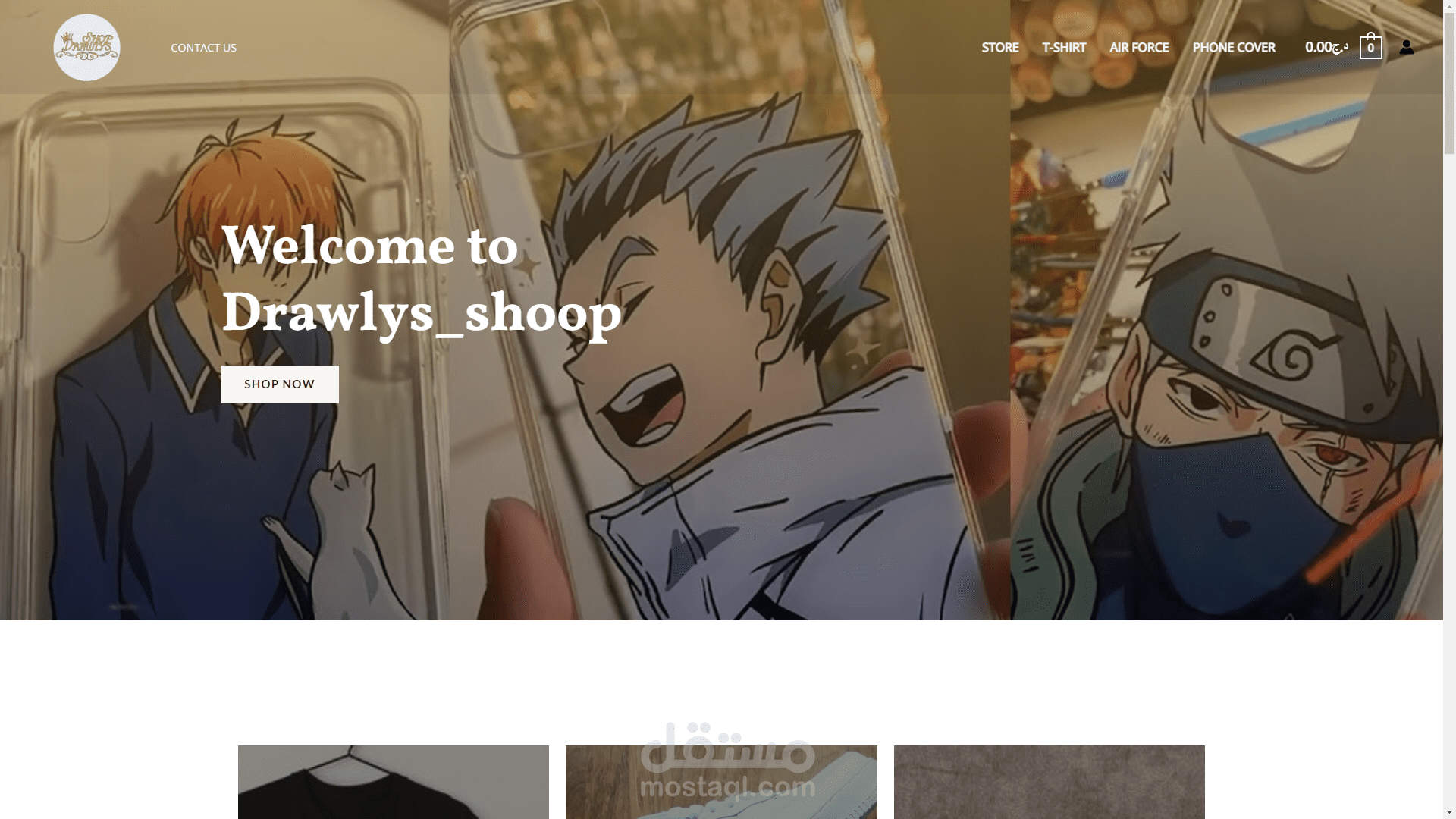 متجر الكتروني باستعمال (wordpress)