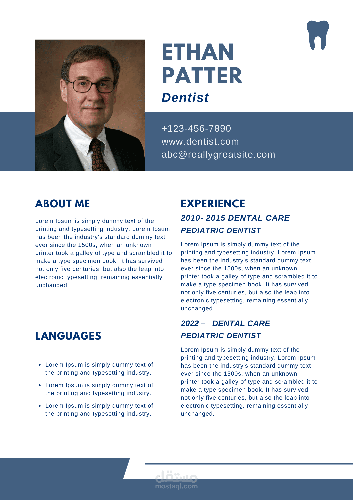 نماذج سيرة ذاتية احترافية