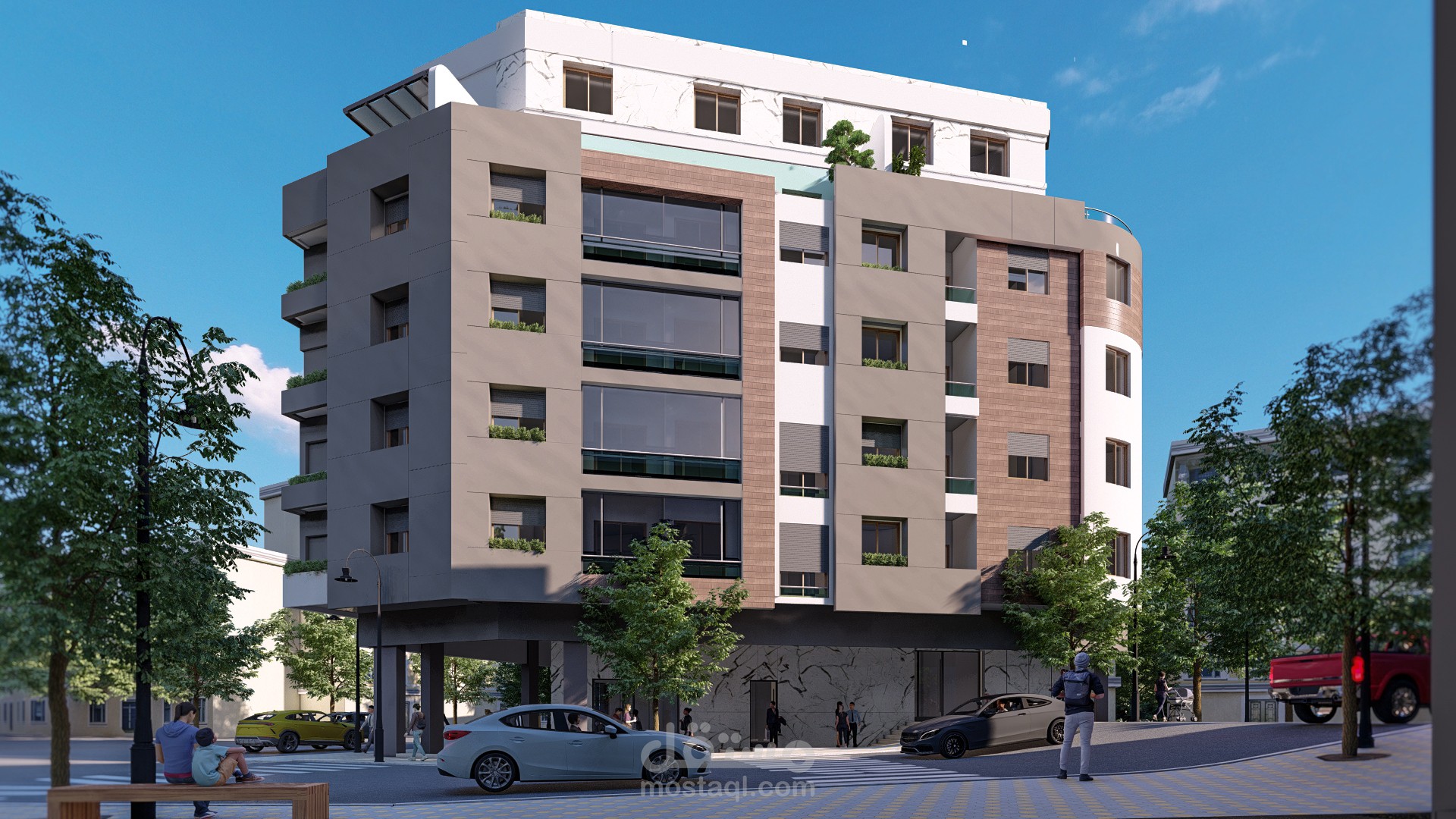 تصميم واجهة فندق