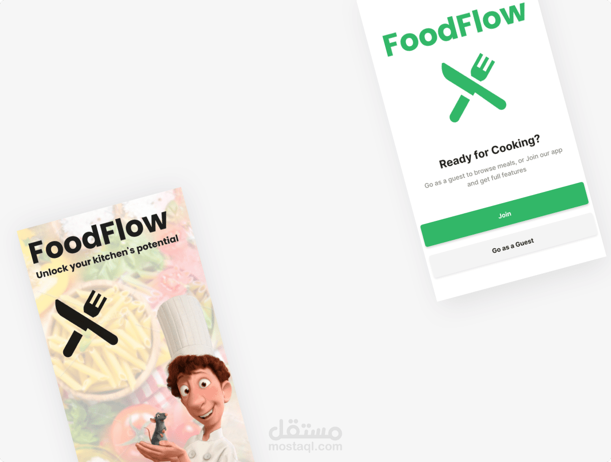 FoodFlow | تطبيق تخطيط لوجبات الأسبوع